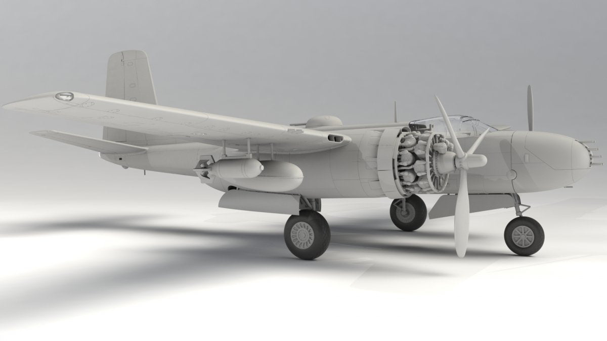 ICM 48285 A-26В Invader Pacific War Theater, WWII American Bomber 1/48 – imagen 3