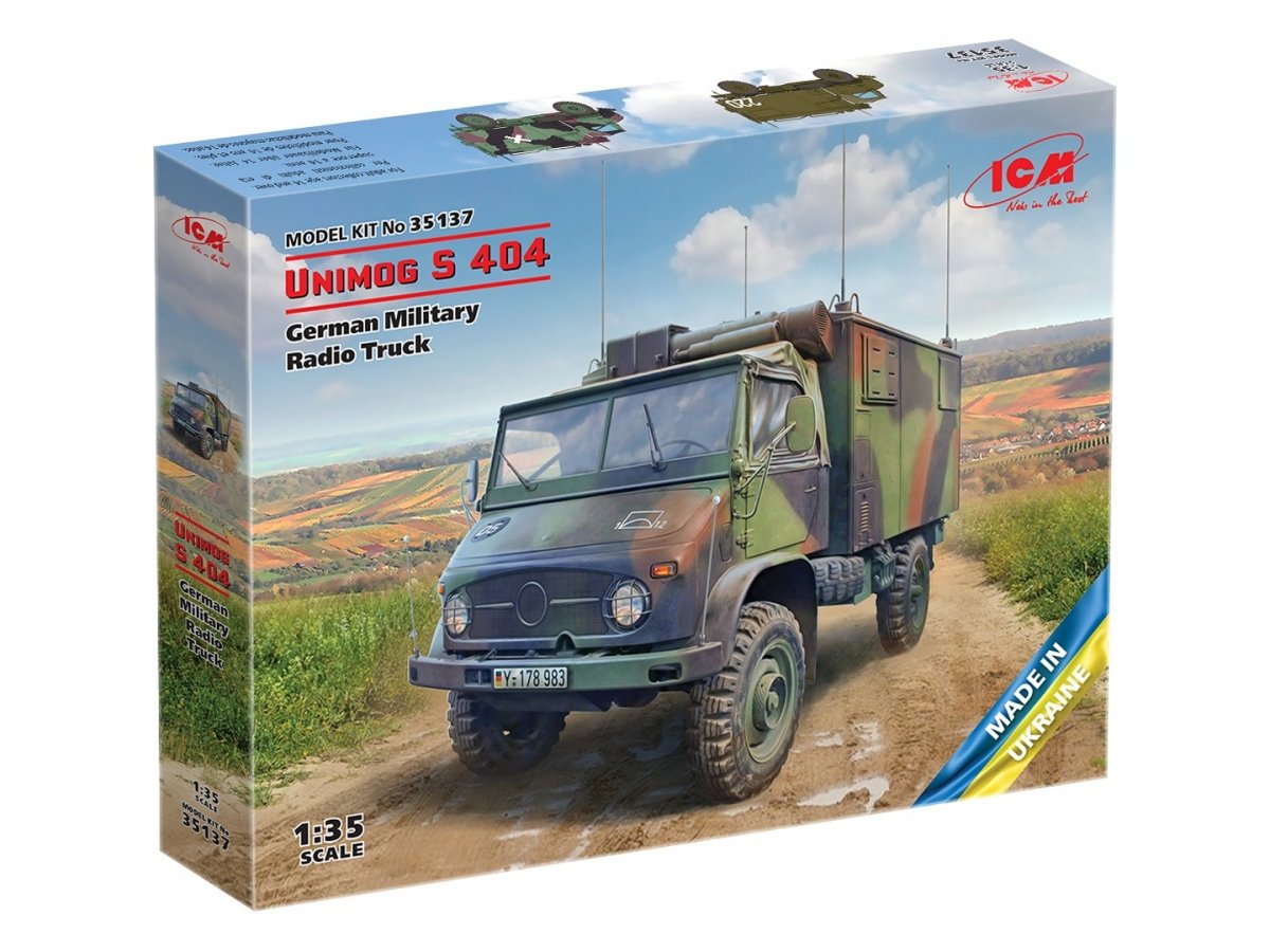 ICM 35137 Unimog S 404 Camion radio militaire allemand 1/35 – image 2