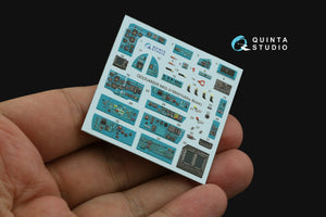 Quinta Studio QDS-48505 MiG-31BM 3D-Printed &amp;amp; coloured Interior on decal paper (Hobby Boss) (Small version) 1/48 – Bild 3