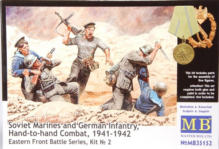 Master Box 35152 Soviet Marines German Infantry 1941-1942 (1/35)