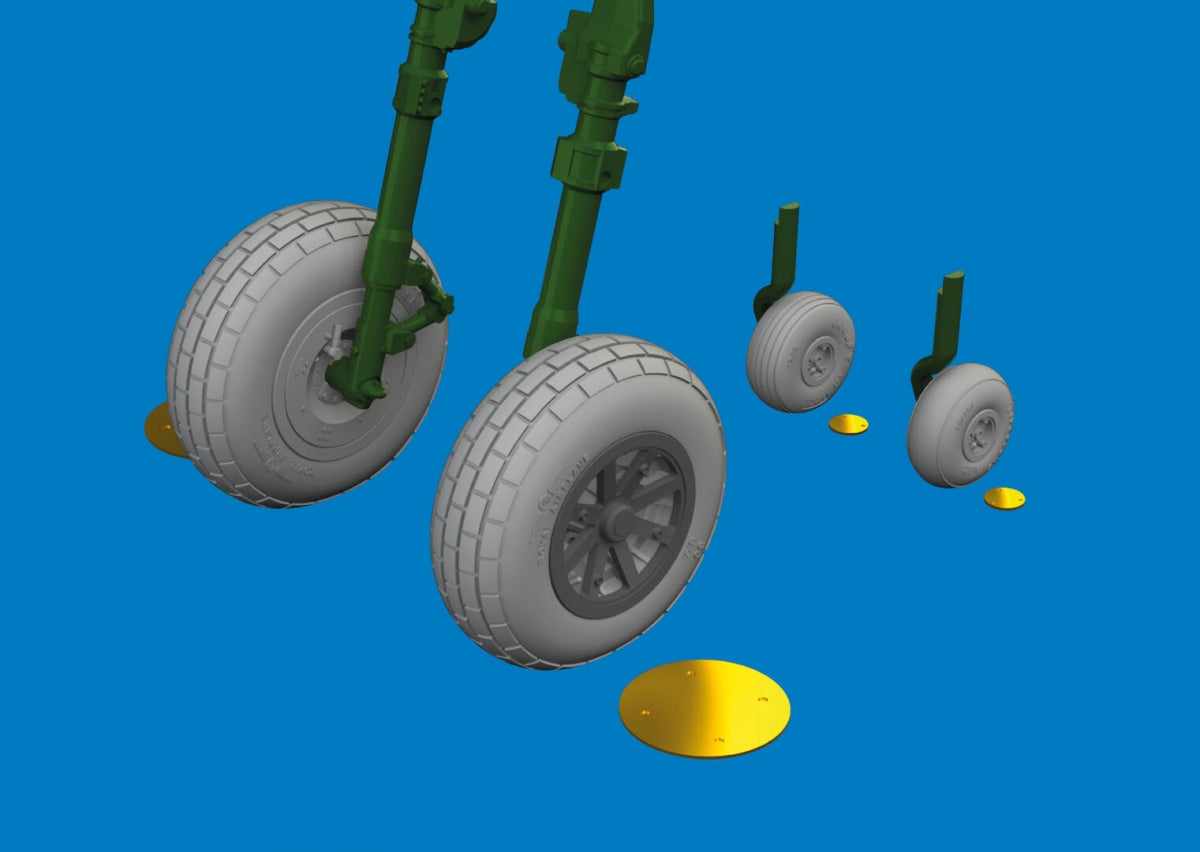 Eduard 6481059 P-40E wheels block tread Eduard 1/48 – image 2