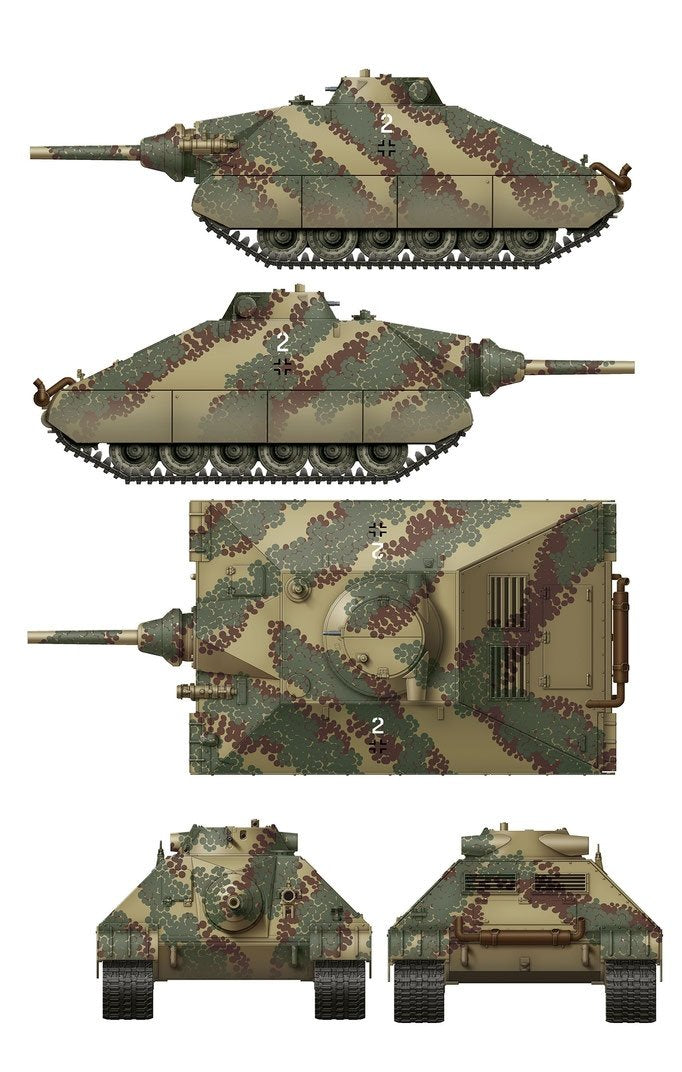 Das Werk DW35019 Schwerer kleiner Panzerkampfwagen German Heavy Tank Project 1944 (2 in 1) 1/35 – Bild 6