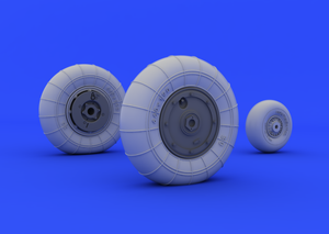 Eduard 632040 Bf 109G-10 wheels 1/32 (Revell) – immagine 3