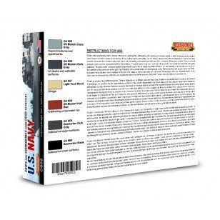 Lifecolor CS52 Acrylic paint set Modern US Navy 6x22ml – Bild 2