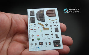 Quinta Studio QD32030 Spitfire Mk.V 3D-Printed &amp;amp; coloured Interior on decal paper (for Hobbyboss kit) 1/32 – immagine 3