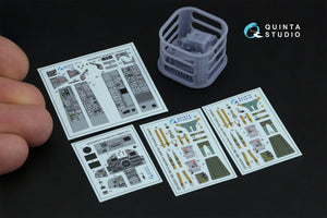 Quinta Studio QD+48520 Tornado Gr.1 3D-Printed &amp;amp; coloured Interior on decal paper (Italeri) (with 3D-printed resin parts) 1/48 – immagine 2
