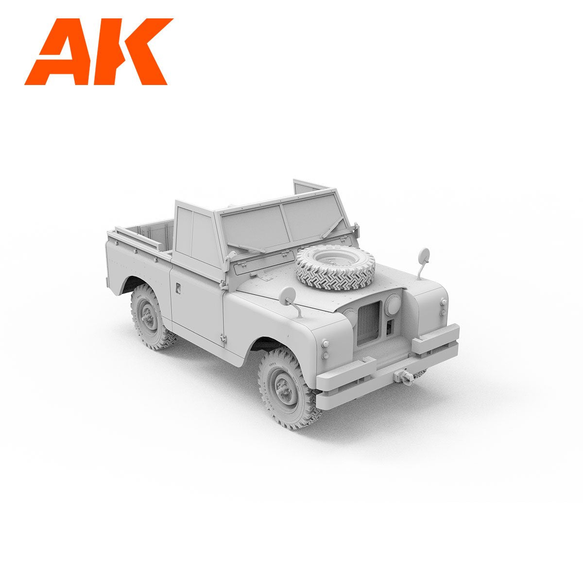 AK Interactive AK35012 LAND ROVER 88 SERIES IIA ROVER 8 1/35 – immagine 8