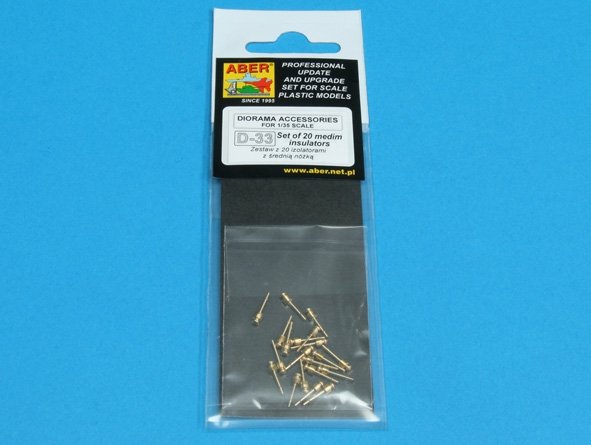 Aber 35D33 Set of 20 medium insulators 1/35 – zdjęcie 3