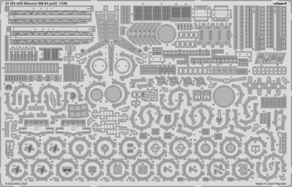 Eduard BIG5368 USS Missouri BB-63 Hobby Boss 1/350 – Bild 3