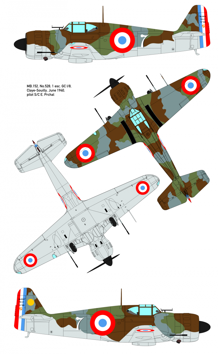 Dora Wings 48019 Bloch MB.152 1/48 – image 6