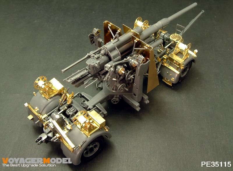 Maquette Voyager PE35115 88mm FLAK 36/37 avec Zundapp (pour TAMIYA 35017/35283) 1/35 – image 3