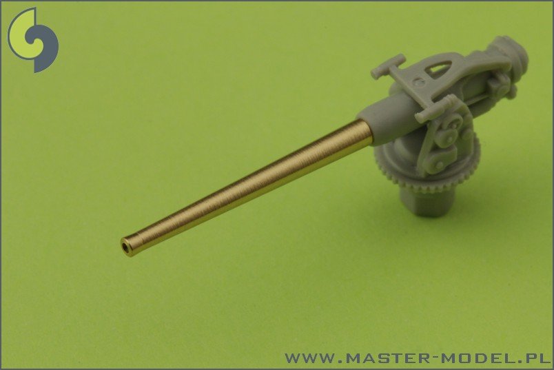 Master SM-200-002 USS Arizona BB-39 (1941) - secondary and AA armament barrels - 5in/51 (10pcs), 5in/25 (8pcs), Browning .50 (8pcs) barrels – immagine 4