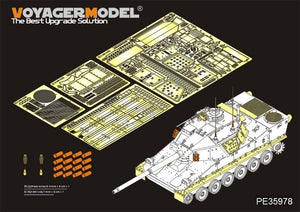 Modèle Voyager PE35978, système d&amp;#39;arme blindé M8 de l&amp;#39;armée américaine moderne (lanceur de fumée inclus), pour PANDA PH35039 au 1/35