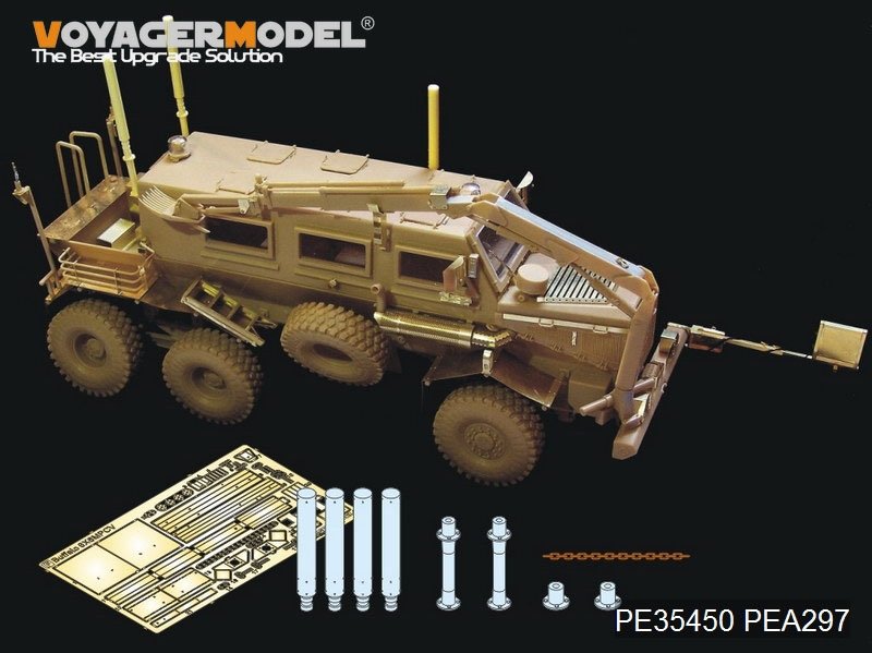 Voyager Model PEA297 Modern US Buffalo 6X6 MPCV Rhino Anti IED Device sets (For BRONCO KIT) 1/35 – immagine 4