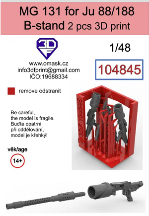Omask 104845 MG 131 for Ju 88/188 B-Stand 1/48 – imagen 2