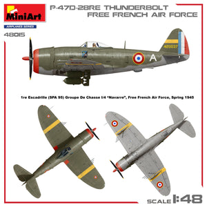 MiniArt 48015 P-47D-28RE THUNDERBOLT. FREE FRENCH AIR FORCE 1/48 – immagine 2