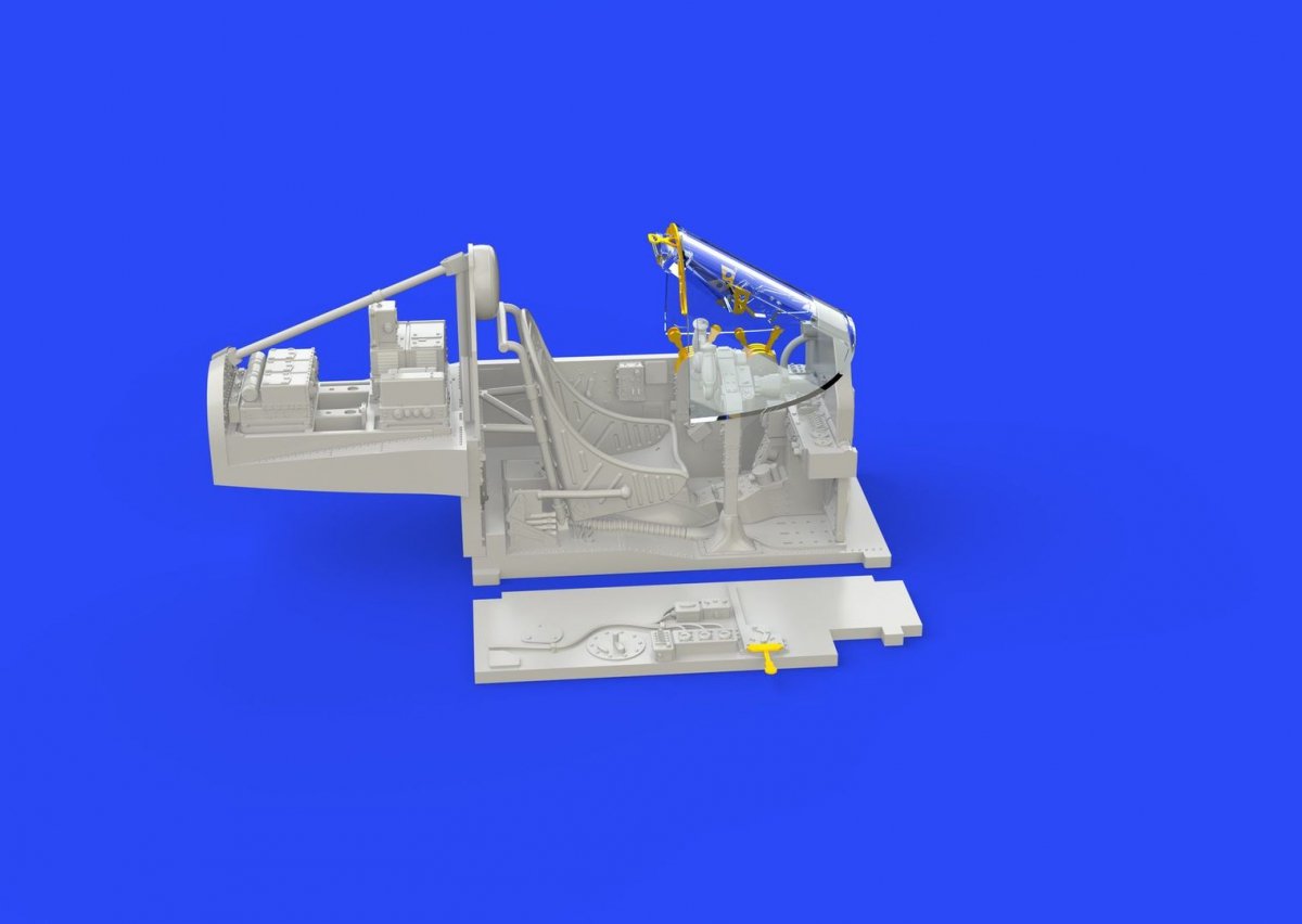Eduard 648277 P-38F cockpit ACADEMY 1/48 – immagine 4