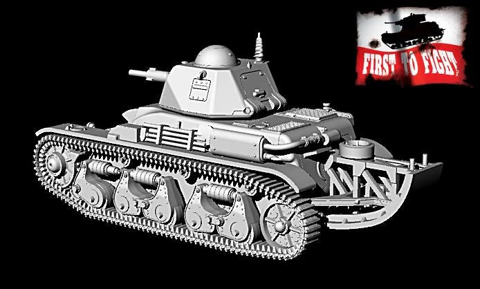 First To Fight PL107 Renault R39 With 37mm SA38 Cannon With &amp;#39;Tail&amp;#39; 1/72 – imagen 4