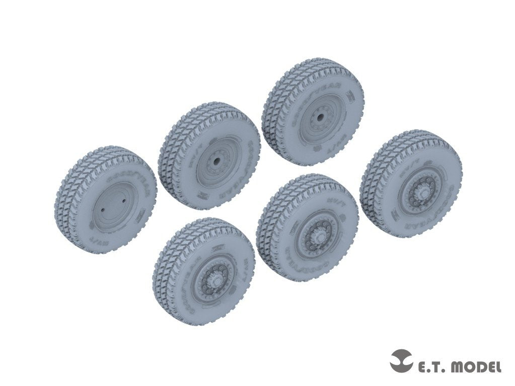 E.T. Model P35-127 Modern U.S. M142 High Mobility Artillery Rocket System（HIMARS）Sagged Wheels for Trumpeter kit 1/35 – Bild 2