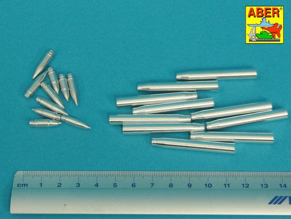 Aber 16079 Set of 7,5cm projectiles x 10 pcs. for German A/T gun PaK 40 1/16 – zdjęcie 3