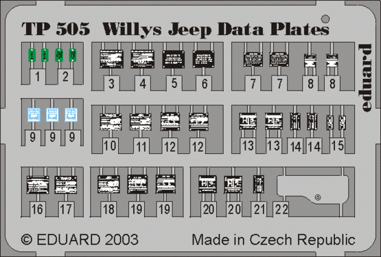 Jeep Willys Eduard TP505 au 1/35