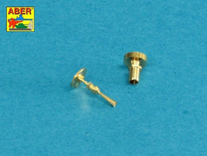 Aber 35L-171 Set of gun barrel tips for MG 08 x3 pcs. And barrel tips for MG 08/15 x 3 pcs. 1/35 – immagine 5