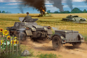 Hobby Boss 80146 Munitionsschlepper auf Panzerkampfwagen I Ausf A avec remorque à munitions 1/35