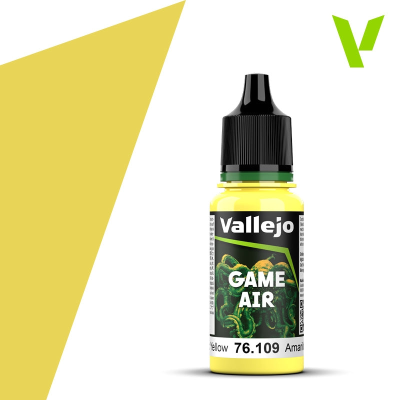 Vallejo 76109 Game Air - Jaune toxique 18 ml