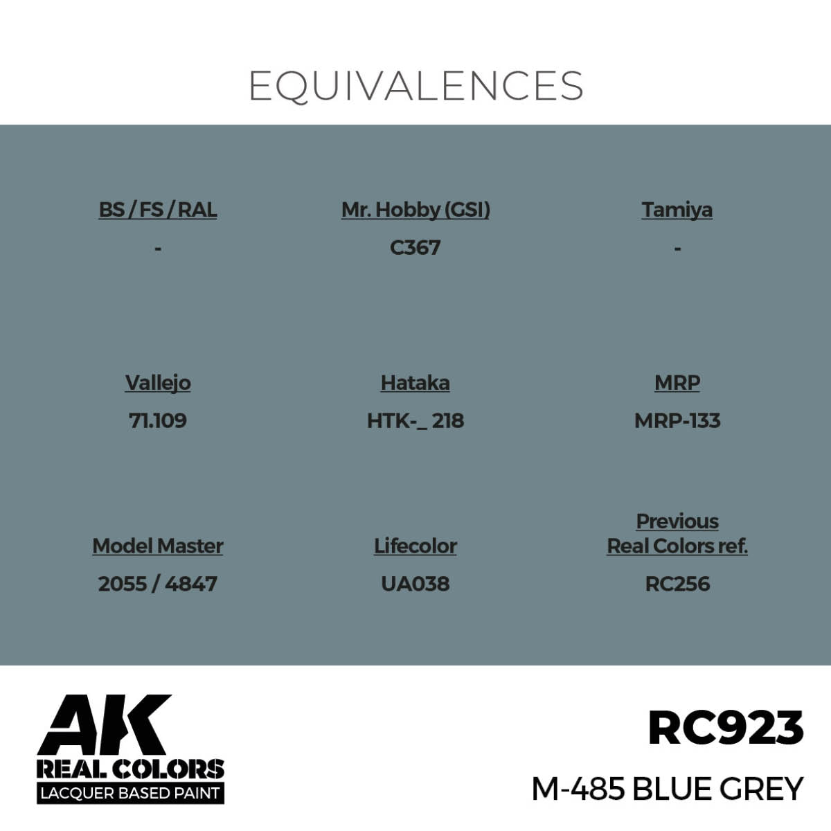 AK Interactive RC923 M-485 Blue Grey 17 ml – Bild 2