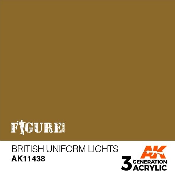 Lampes d'uniforme britanniques AK Interactive AK11438, 17 ml