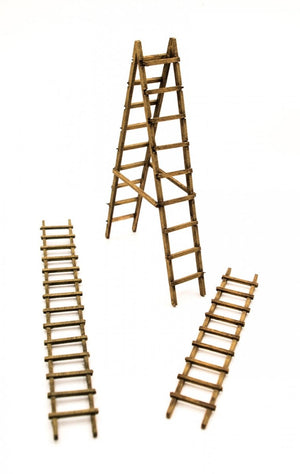 RT-Diorama 35598 Ladder set (3 pcs.) 1/35 – immagine 2