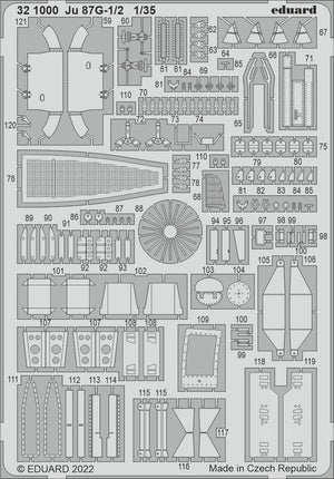 Eduard 321000 Ju 87G-1/2 BORDER MODEL 1/35 – immagine 2