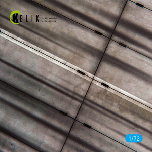 KELIK KS72001 CONCRETE PLATES TYPE 1 BASE - ACRYLIC 3 MM (280 X 180 MM) 1/72 – imagen 2