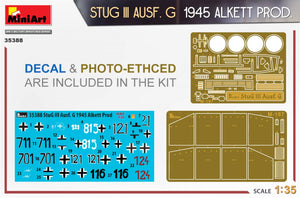 MiniArt 35388 STUG III AUSF. G 1945 ALKETT PROD. 1/35 – immagine 2