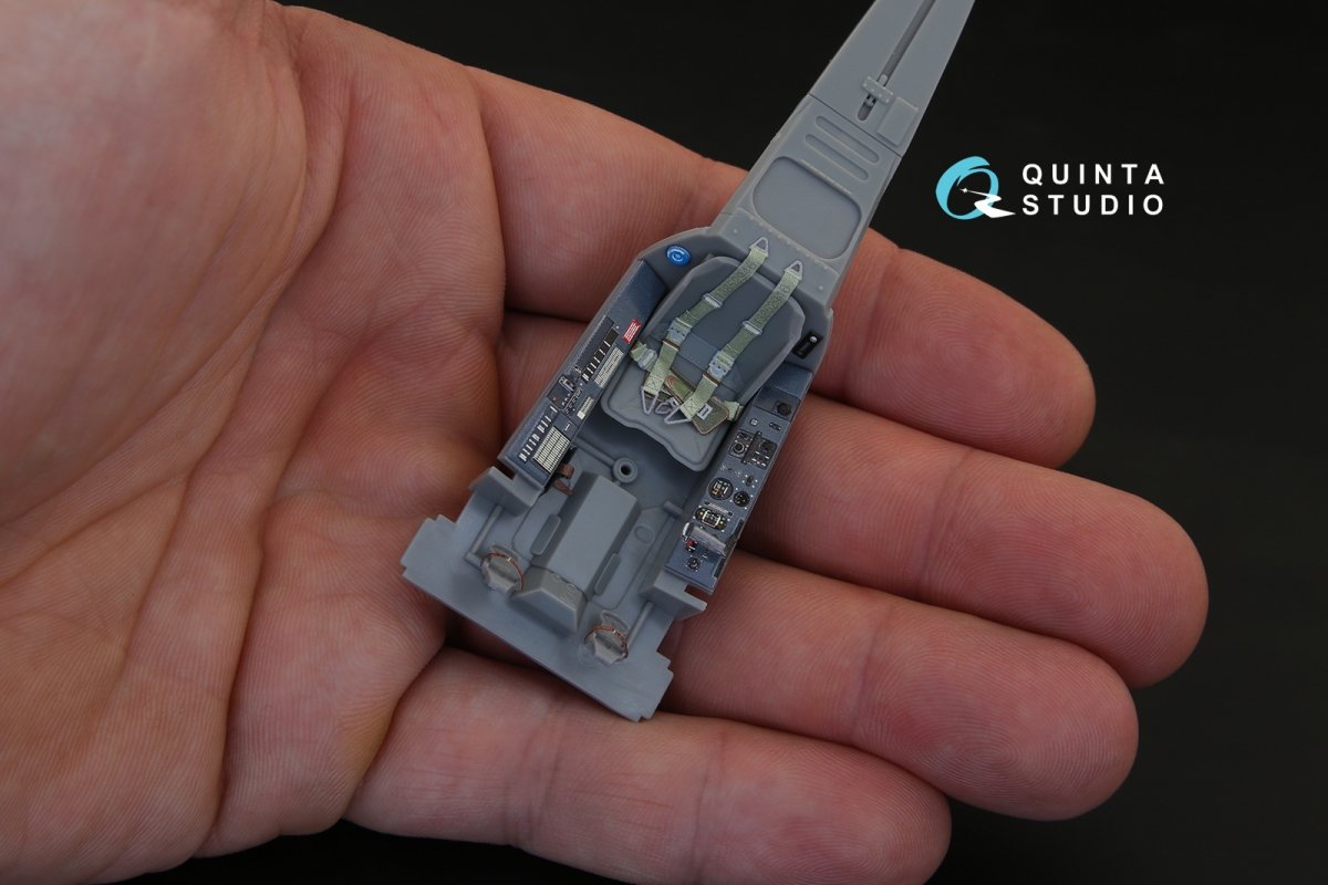 Quinta Studio QD32055 FW 190A-5 3D-Printed &amp;amp; coloured Interior on decal paper (for Hasegawa kit) 1/32 – imagen 10