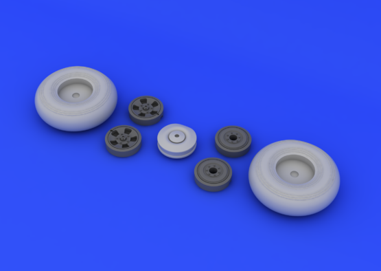 Eduard 624001 Typhoon wheels AIRFIX 1/24 – immagine 2