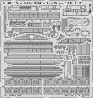Eduard BIG5367 USS Constellation CV-64 PARTIE II RUMPETER 1/350 – image 5