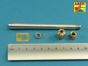 Aber 35L-261 Lufa 150mm z hamulcem do niemieckiego czołgu E-100 z wieżą Krupp 1/35 – zdjęcie 4