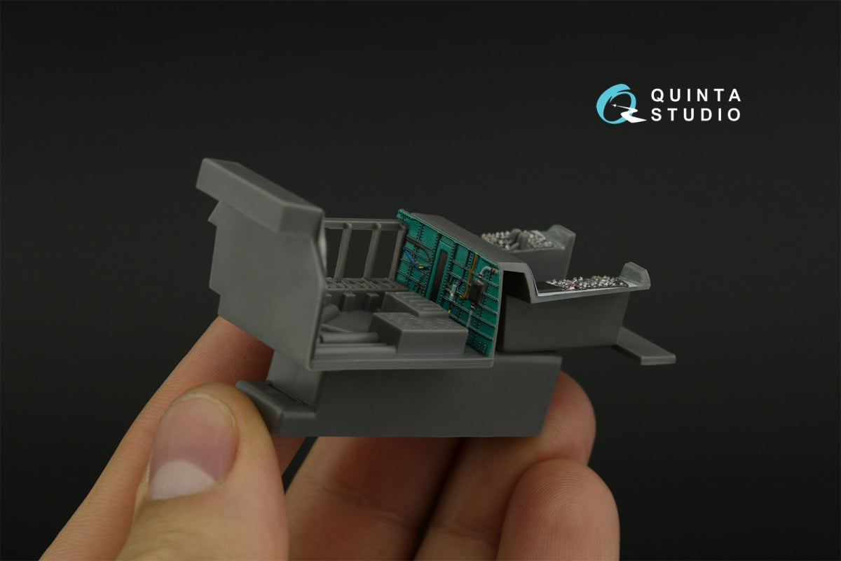 Quinta Studio QD48417 F-15C Eletronics bay 3D-Printed colored Interior on decal paper (Academy) 1/48 – image 10