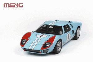 Meng Model RS-001 Ford GT40 Mk.II ’66 (Pre-colored Edition) kit 1/12 – immagine 3