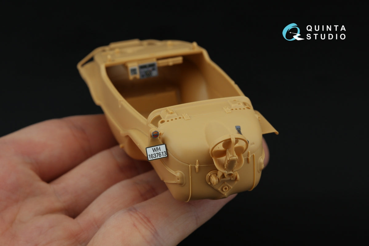 Quinta Studio QDS-35145 Schwimmwagen Type 166 3D-Printed &amp;amp; coloured Interior on decal paper (Tamiya) (Small version) 1/35 – immagine 7