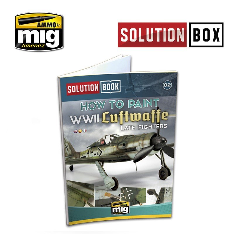 AMMO of Mig Jimenez 7702 WWII LUFTWAFFE LATE FIGHTERS SOLUTION BOX – immagine 3