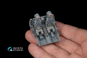 Intérieur imprimé en 3D et coloré sur papier décalcomanie Quinta Studio QD48164 A-6A Intruder (pour kit HobbyBoss) 1/48 – image 4