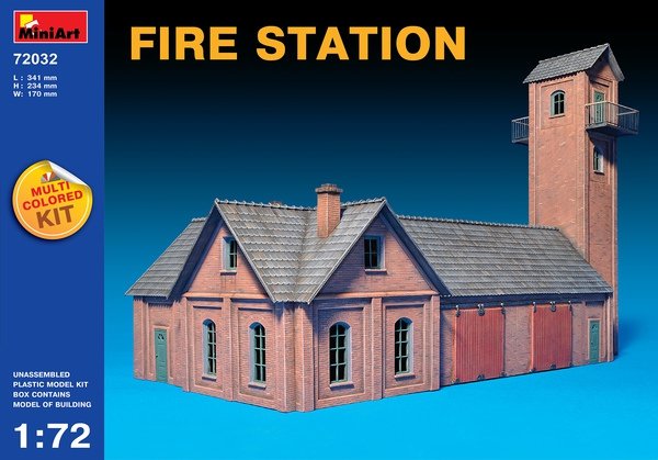 MiniArt 72032 CASERNE DE POMPIERS 1/72 