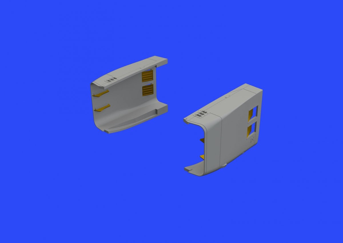 Eduard 648438 MiG-23ML engine air intakes EDUARD, TRUMPETER 1/48 – immagine 3