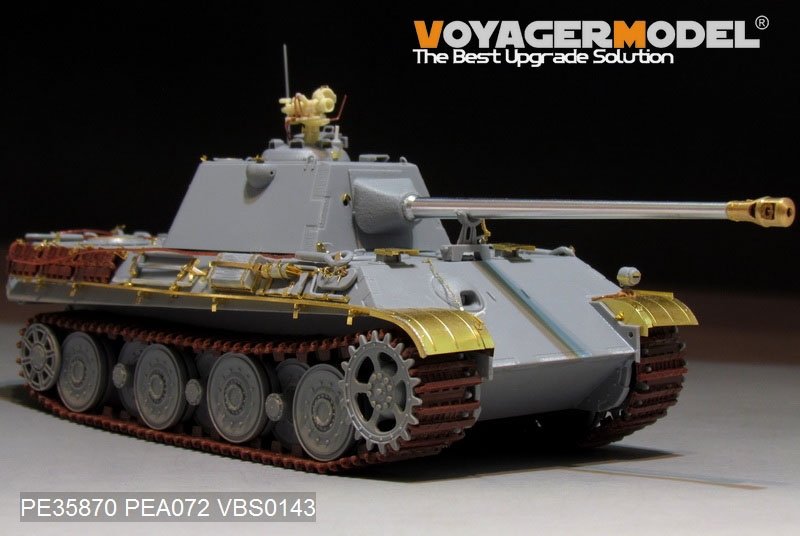 Voyager Model PE35870 WWII German Panther II Prototype Design Plan basic for AMUSING HOBBY 1/35 – Bild 8