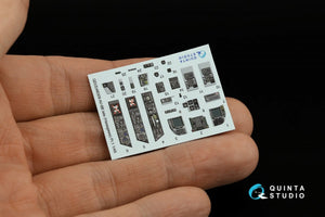 Quinta Studio QD48309 AV-8B Late 3D-Printed &amp;amp; coloured Interior on decal paper (Hasegawa) 1/48 – immagine 9