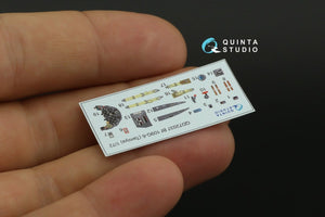 Quinta Studio QD72037 Bf 109 G-6 3D-Printed &amp;amp; coloured Interior on decal paper (Tamiya) 1/72 – immagine 3