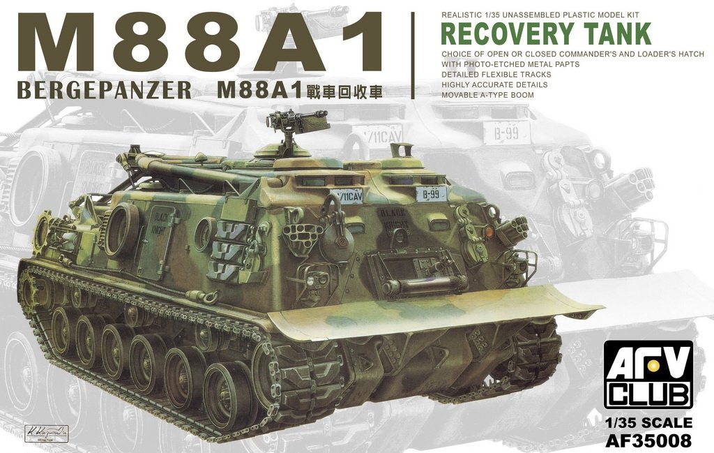 AFV Club 35008 M88A1 Recovery Tank Bergpanzer 1/35