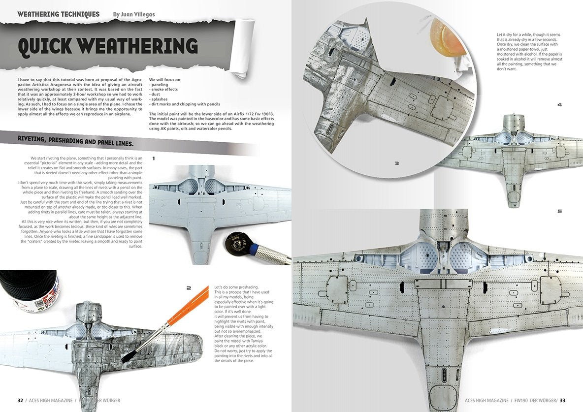 AK Interactive AK2921 ACES HIGH ISSUE 11 FW 190 DER WÜRGER (English) – image 2